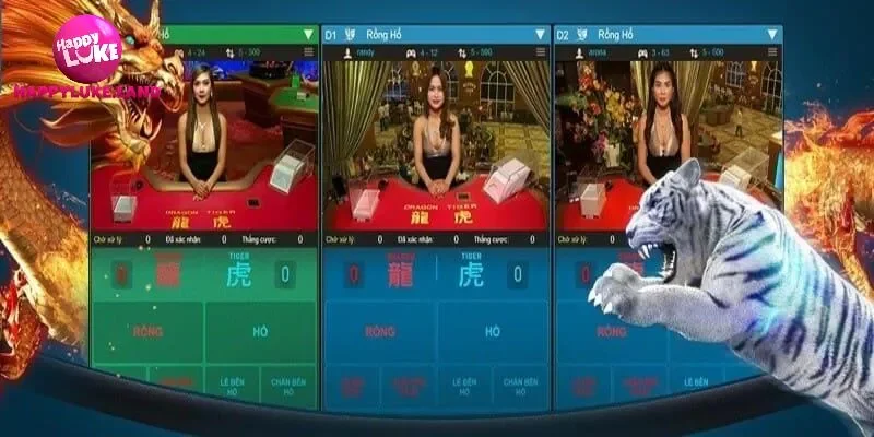 Chi tiết cách chơi Rồng Hổ tại cổng game Happyluke