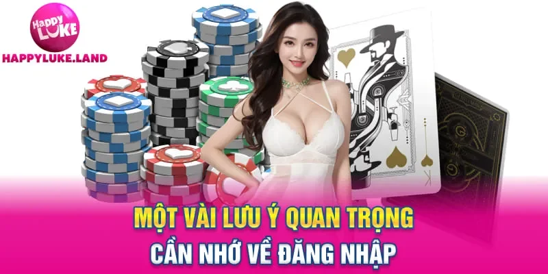 Một vài lưu ý quan trọng cần nhớ về đăng nhập